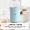 image:imageMarthaStewart ElectricCoffee amp Spice GrinderDual 25oz RemovableBowls StorageLidsStainless Steel BladesOne Touch Pulse Control2in1CompactBeans amp Spices Herbsamp Nuts Linen CreamSky Blue